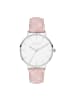 Tamaris Armbanduhr The Rosa Logo Leather in pink