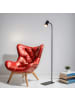 Licht-Erlebnisse Stehlampe (B)15 x (L)27 x (H)124 cm in Schwarz Gold