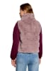 CARTOON Fake Fur-Weste mit Eingrifftaschen in Light Mauve