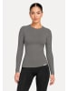 SMILODOX Longsleeve Seamless Lyana in Anthrazit