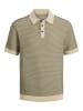 JACK & JONES PLUS Gestricktes Polo in Martini Olive