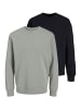 Jack & Jones Sweatshirt Star in Schwarz / grau