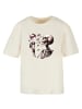 F4NT4STIC Tee Niedliches Goth Skelett Herz Seifenblasen in Whitesand