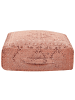 Beliani Bodenkissen SHASA in Rot - (W) 50 x (H) 20 x (L) 50 cm