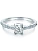 Trilani Ring aus Sterling Silber mit Zirkonia in silber