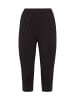 GOLDNER Bequeme Capri-Leggings in schwarz