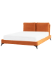 Beliani Doppelbett MELLE in Orange/Schwarz - (W) 176 x (H) 98 x (L) 233 cm