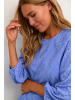 Kaffe Langarm-Shirt KAtio Loose fit in Ultramarine