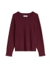 Strickpullover regular in Dark Red Melange