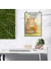Mr. & Mrs. Panda Wandbild Bär Gefühl Design mit Spruch in Weiß