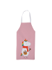 Mr. & Mrs. Panda Gastro Schürze Einhorn Pilz ohne Spruch in Rot Pastell
