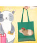 Mr. & Mrs. Panda Tote Bag Meerschweinchen Weisheit ohne Spruch in Mint