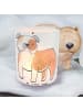 Mr. & Mrs. Panda Windlicht aus Glas Englische Bulldogge Lebensre... in Transparent