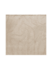 Beliani Kurzflor SALVORI in Beige - (W) 160 x (L) 160 cm