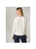 Cecil Langarmbluse in vanilla white