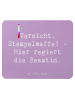 Mr. & Mrs. Panda Mauspad Spruch Beamtin Stempelwaffe mit Spruch in Lavendeltraum