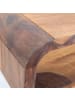 FineBuy Couchtisch in Braun / Sheesham / 100x40x45
