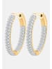 Ethische Diamanten Ohrringe aus 375 Gelbgold mit Lab Grown Diamant