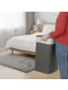 relaxdays Wäschekorb in Grau - (B)40 x (H)60 x (T)30 cm