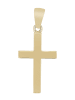 Adeliás Unisex Anhänger – Kreuz Kreuzanhänger aus 333 Gold in gold