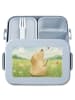 Mr. & Mrs. Panda Bentobox Hund Liebe Design ohne Spruch in Blau Pastell