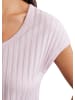 Marc O'Polo Pointelle-T-Shirt slim in Pale Lilac