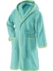 Erwin Müller Frottier Kinder-Bademantel mit Kapuze in mint