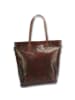 Florence Leder Schultertasche, Shopper, Businesstasche Florence Tasche braun ca. 32cm