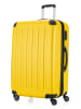 Hauptstadtkoffer Spree - Großer Koffer erweiterbar XL Trolley Aufgabegepäck, TSA, in Gelb