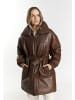 DreiMaster Vintage Damen Lederjacke in Braun