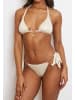 Moda Minx Bikini Hose Mykonos Pendant Hoop Tie Side in Beige