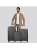 PICARD Vienna 4 Rollen Kofferset 3-teilig mit Dehnfalte in black