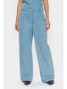 SAINT TROPEZ Casual Hose JaclynSZ Gerade Passform in Smoke Blue