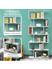 COSTWAY Bücherregal 6 Ebenen 192cm in Weiß