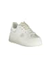 Laura Biagiotti Weiße Polyurethan-Sneaker