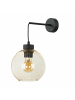 Licht-Erlebnisse Wandlampe (B)28 x (H)30 cm in Schwarz Bernstein