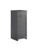 SoBuy Wäschekorb-Schrank in Mattes Dunkelgrau - (W) 38 x (H) 91 x (L) 40 cm