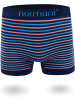 normani 12 Stück Mikrofaser-Boxershorts für Herren in Blau/Pink