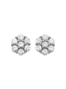 Luxenter Ohrringe aus 925er Feinsilber mit Brillanz-Zirkonia, rhodiniert – Oris