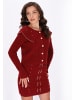 faina Cardigan in burgundy