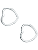 Rafaela Donata Creolen Herz aus Sterling Silber mit Zirkonia in silber