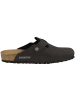 Birkenstock Clogs Boston Mikrofaser normal in schwarz