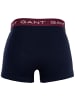 Gant Boxershort 3er Pack in Schwarz/Grau/Rot/Grün