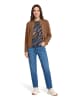 Betty Barclay Casual-Shirt mit Tunnelzug in Blau/Braun