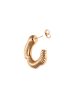 faina Women Hoop Earrings in Rose Gold