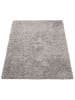 KADIMA DESIGN Hochflor Teppich Shaggy Unifarben Schlafzimmer in Grau