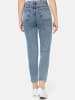 Tazzio Mom Fit Jeans "F129" in Hellblau Snow