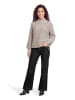CARTOON Strickpullover mit Turtle Neck in Weiß/Camel
