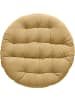 REDBEST Stuhlkissen rund 2er-Pack in beige