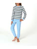 NORMANN Frottee Pyjama Schlafanzug Bündchen - 82556 in blau